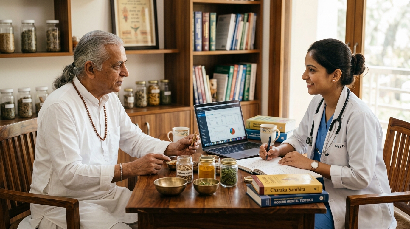 Traditional vaidya meets modern doctor