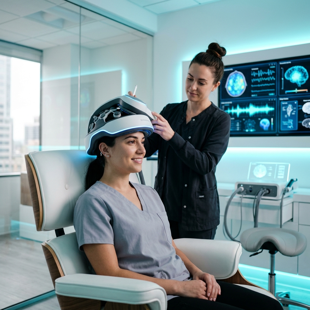 Transcranial Magnetic Stimulation — emerging neurotechnology for mental health treatment