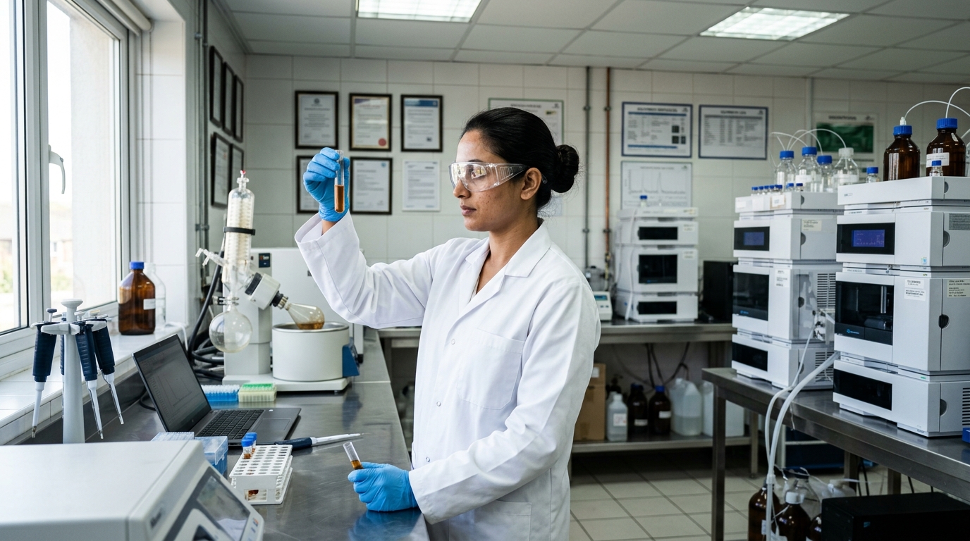 QC laboratory testing for safety