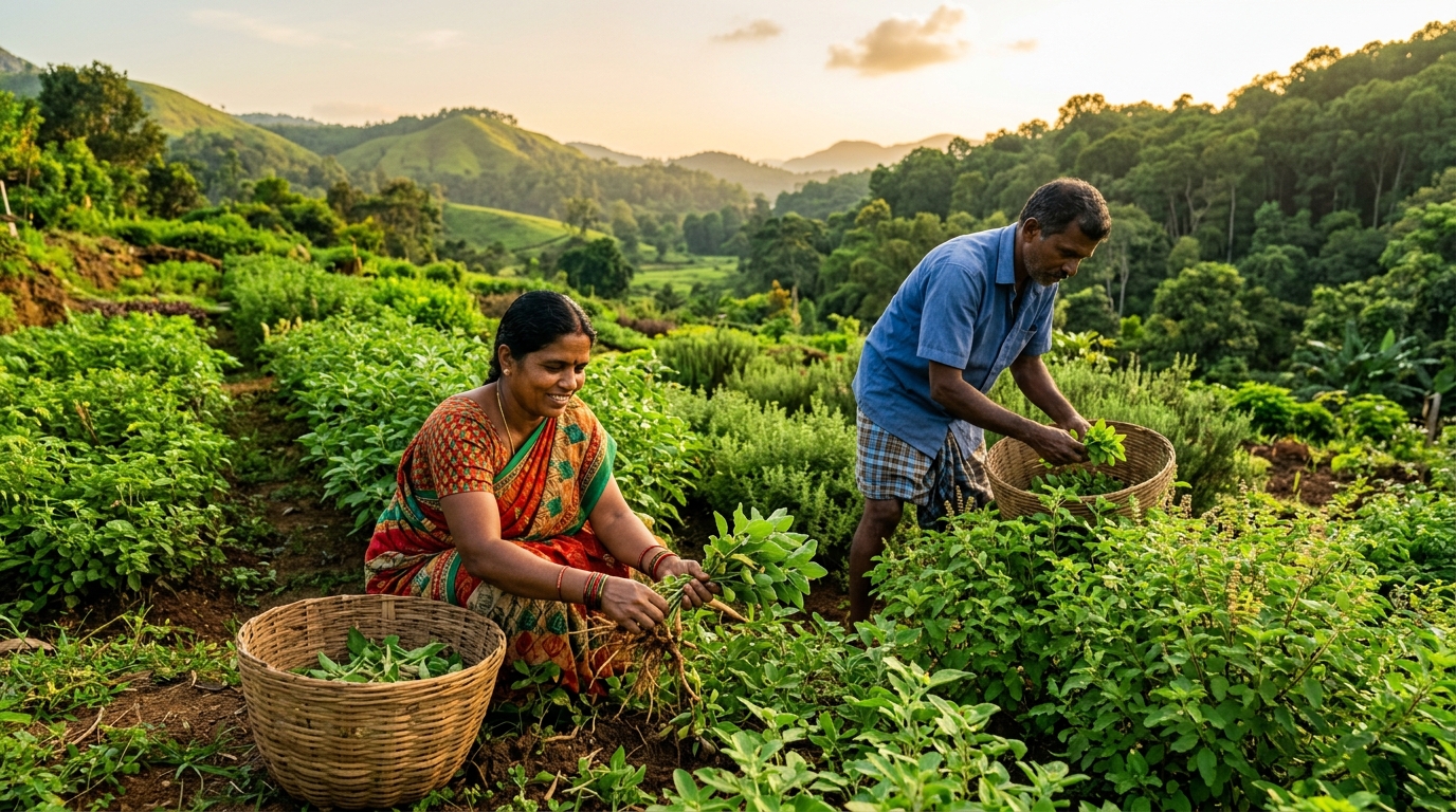 Sustainable herb farming