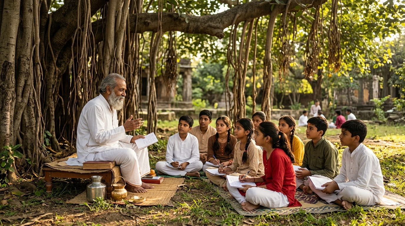Gurukul teaching tradition